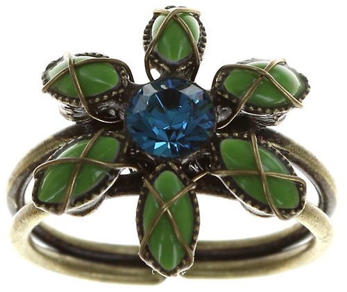 image for Ring Psychodahlia Blue / Green  
