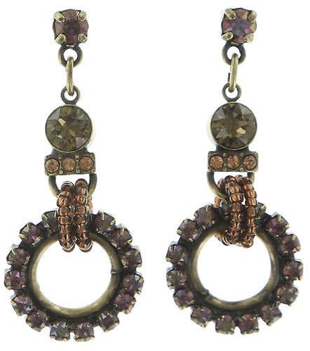 Kép Earring stud dangling African Glam Red  