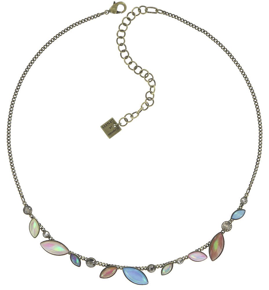 image pour Collier Dance with Navette Multi Pastel  