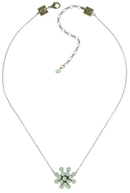 Bild für Halskette mit Anhänger Magic Fireball Hellgrün Chrysolit opal Classic Size (21mm Ø)