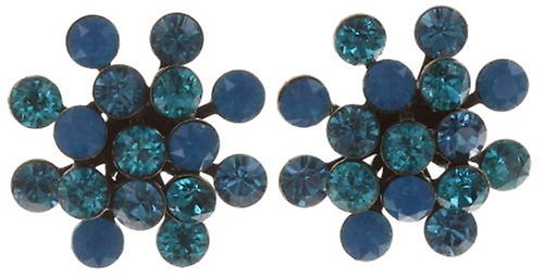 image pour Clou d'oreille Magic Fireball Bleu Foncé  Classic Size (21mm Ø)