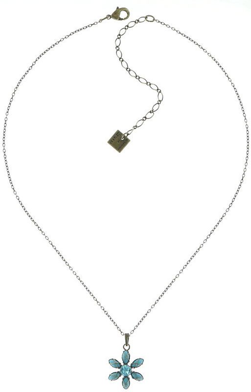 image for Necklace Pendant Psychodahlia Blue  smallest