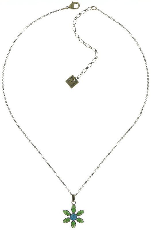 image pour Collier pendant Psychodahlia Bleu / Vert  smallest