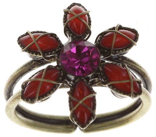 image pour Anneau Psychodahlia Rouge  