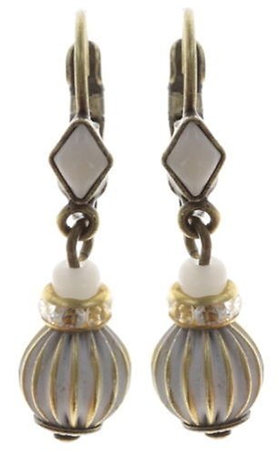 image for Earring Eurowire Dangling Oriental Bliss White  