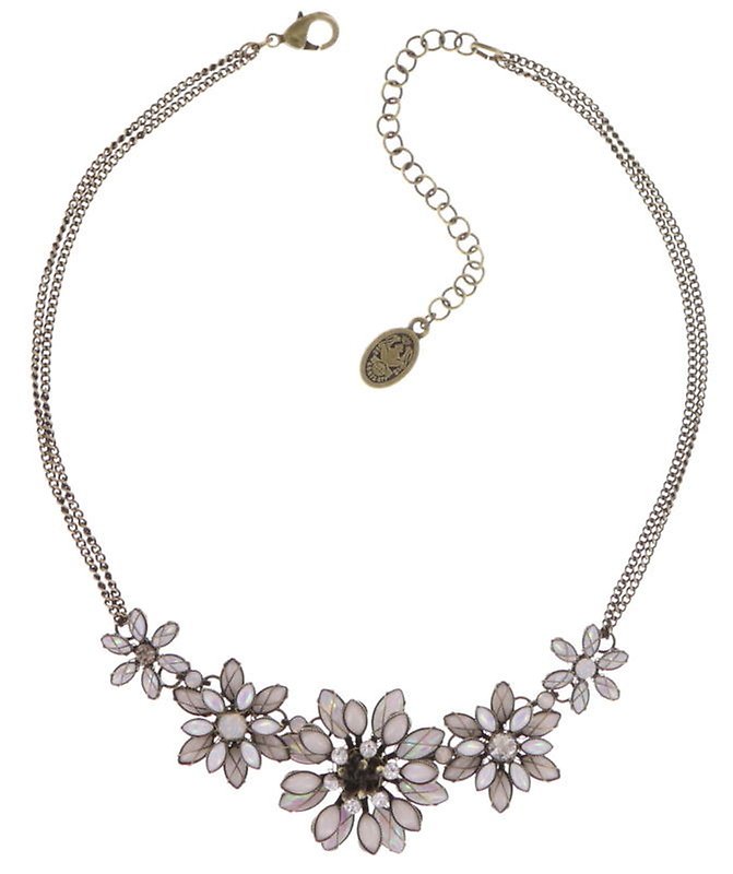 image for Necklace Psychodahlia White  small, extra small, smallest