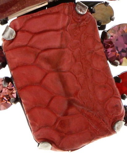 image for Earring Stud Dangling To Katharine With Love Red  