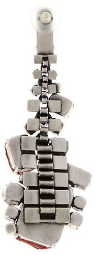 image pour Clou d'oreille pendant To Katharine With Love Rouge  