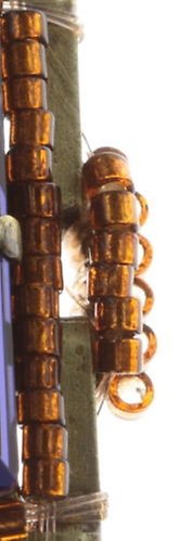 Bild für Ohrringe mit Clip African Glam Braun / Lila  