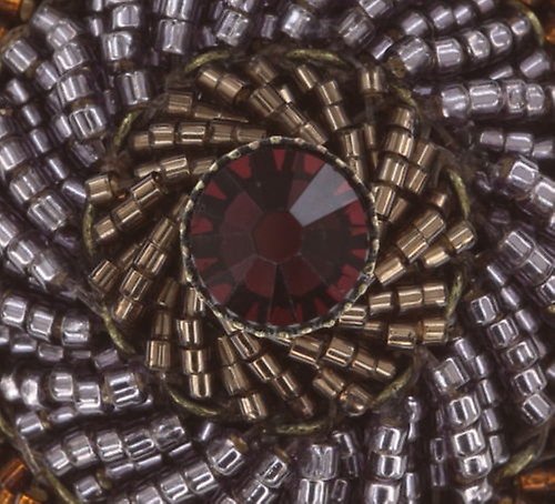 image for Ring African Glam Brown / Lila  large