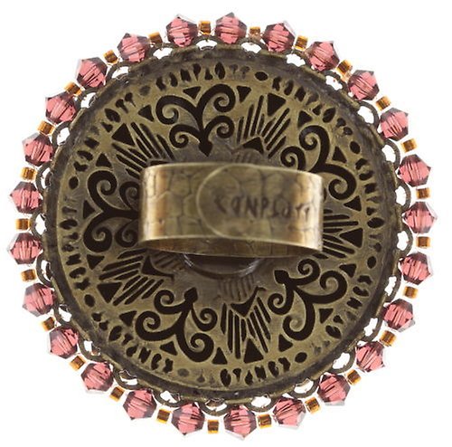 Bild für Ring African Glam Braun / Lila  groß