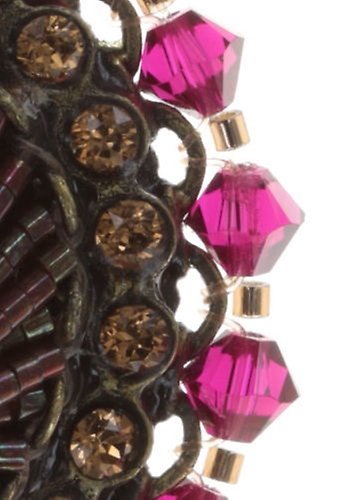 image pour Boucles d'oreilles Eurowire African Glam Rouge  medium