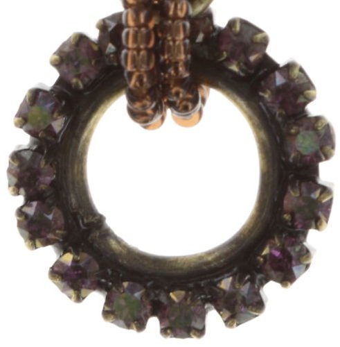 Kép Earring stud dangling African Glam Red  