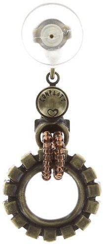 image pour Clou d'oreille pendant African Glam Rouge  