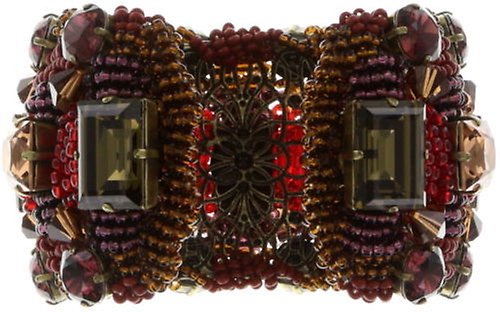 image pour Bracelet rigide African Glam Rouge  