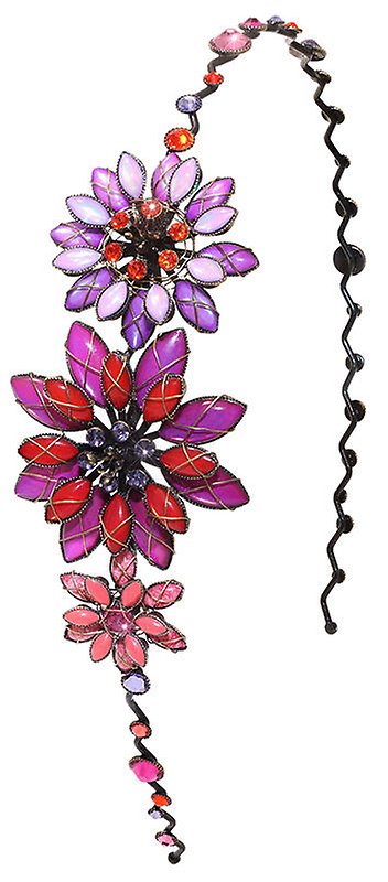 image for Head Band Psychodahlia Orange / Lila  medium, small, extra small