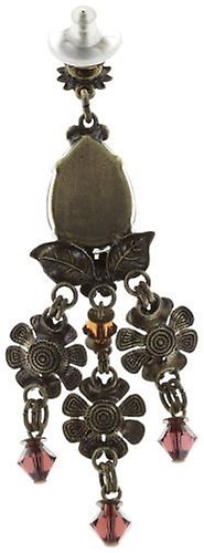 image pour Clou d'oreille pendant Eternal Glory Marron / Rouge  