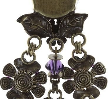 image for Earring Stud Dangling Eternal Glory Lila  