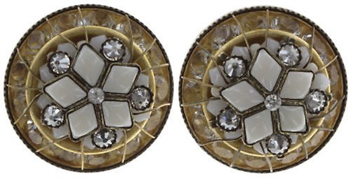 image pour Clou d'oreille Oriental Bliss Blanc  