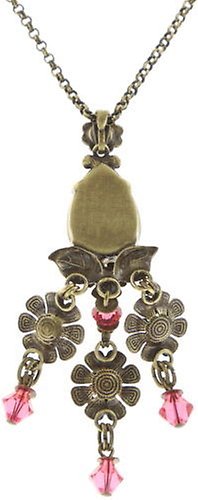 image for Necklace Pendant Eternal Glory Pink / Orange  