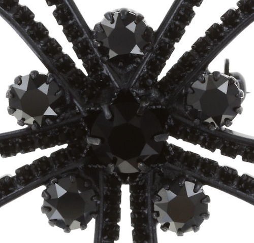 image pour Broche Cathedral Flower Noir  