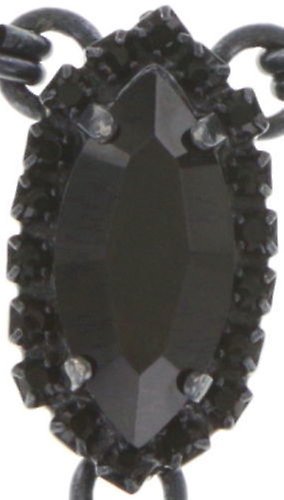 image for Necklace-Y Cathedral Flower Black  