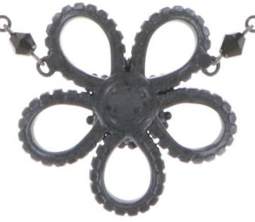 image pour Collier Cathedral Flower Noir  