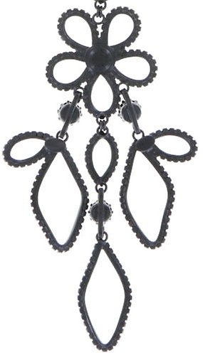 image pour Collier-Y Cathedral Flower Noir  