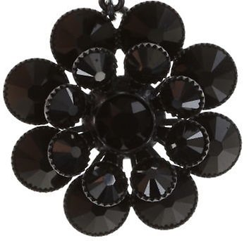 image pour Boucles d'oreilles Eurowire pendantes Lost Garden Noir  