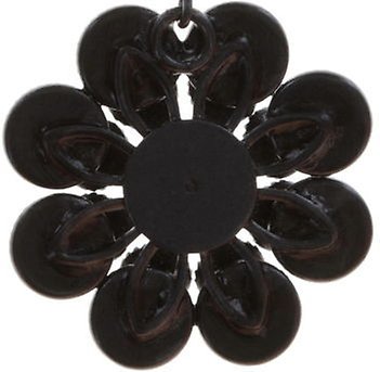 image for Earring Eurowire Dangling Lost Garden Black  