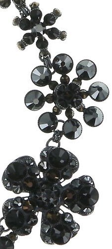 image for Necklace collier Lost Garden Black  