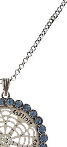 image for Necklace Pendant Sinners and Saints Blue  