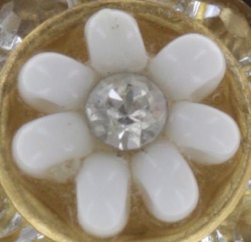 image for Earring Stud Oriental Bliss White  