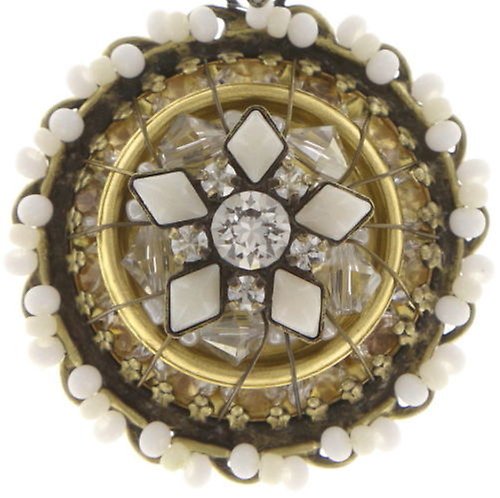 image for Necklace Pendant Oriental Bliss White  