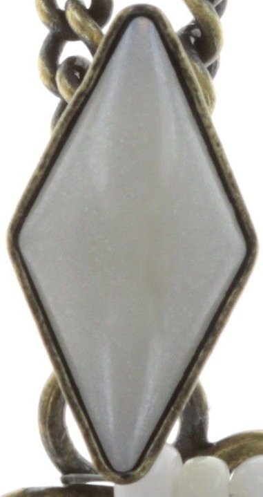 image for Necklace Pendant Oriental Bliss White  