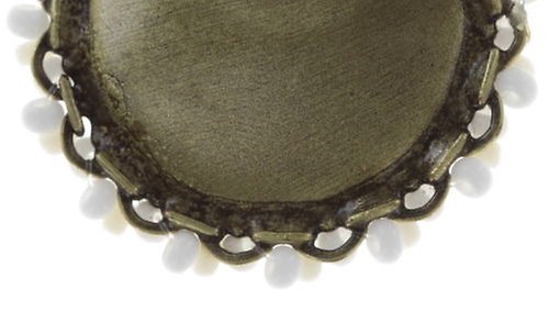 image pour Clou d'oreille Oriental Bliss Blanc  