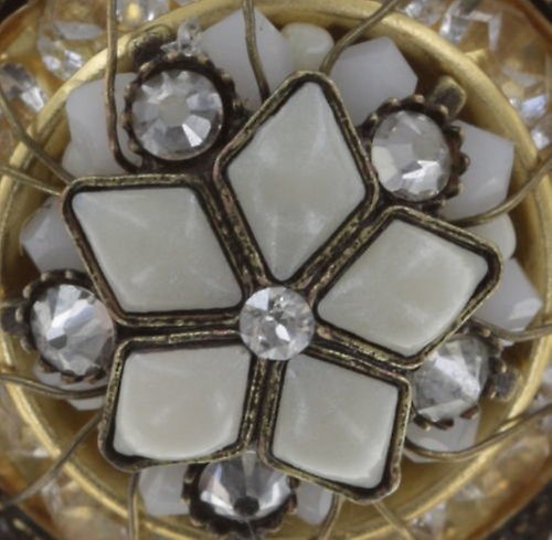 image pour Clou d'oreille Oriental Bliss Blanc  