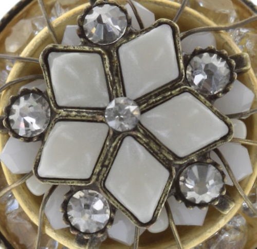 image pour Clou d'oreille Oriental Bliss Blanc  