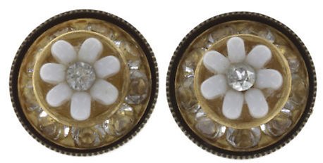 image pour Clou d'oreille Oriental Bliss Blanc  