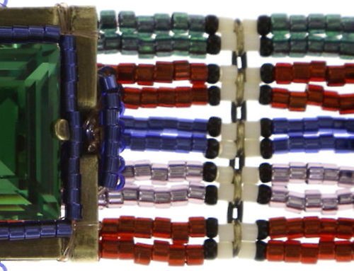 image for Necklace Choker African Glam Multi / Green  