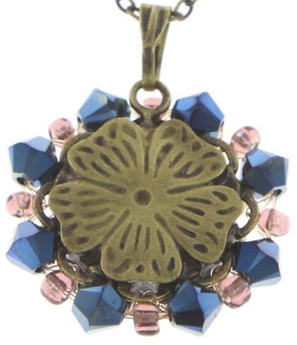 image for Necklace Pendant African Glam Multi / Green  