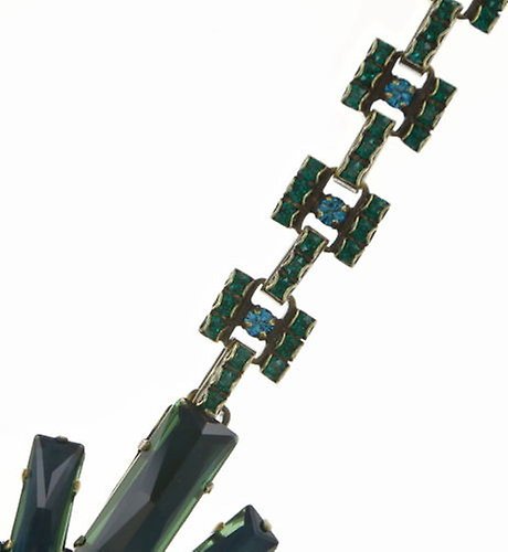 image for Necklace Manhattan Rocks Blue / Green  