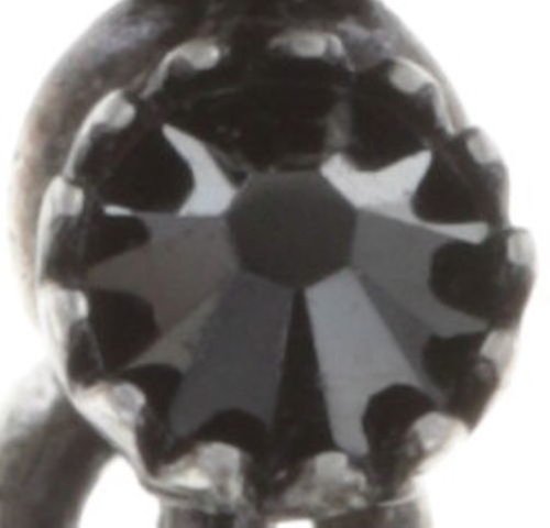 image pour Clou d'oreille pendant Byzantine Noir  