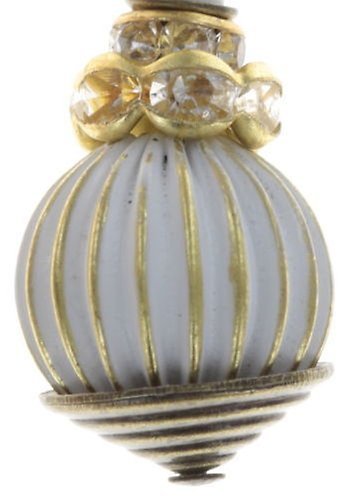 image pour Clou d'oreille pendant Oriental Bliss Blanc  