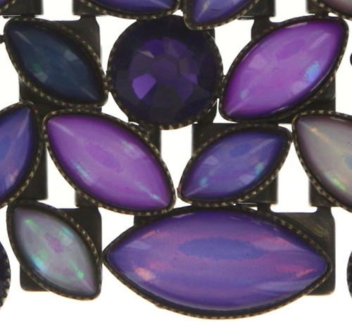 Bild für Choker Collier Dance with Navette Lila  