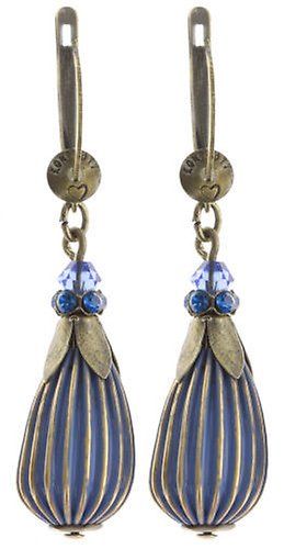image pour Boucles d'oreilles pendantes Aladdin Bleu  