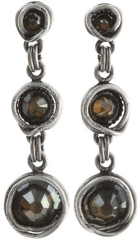 Bild für Ohrstecker baumelnd Sparkle Twist Dunkelbraun crystal bronze shade 