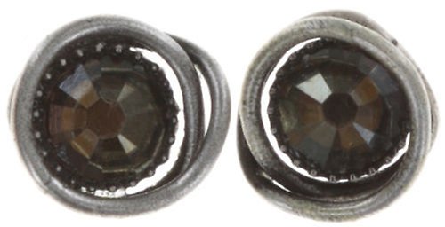 Bild für Ohrstecker Sparkle Twist Dunkelbraun crystal bronze shade 