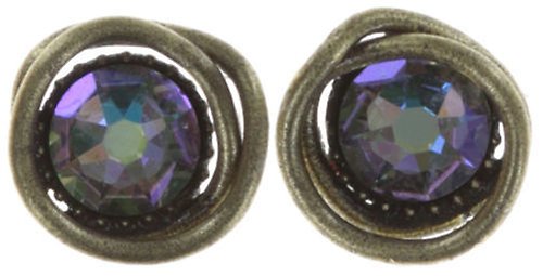 Bild für Ohrstecker Sparkle Twist Lila crystal paradise shine 