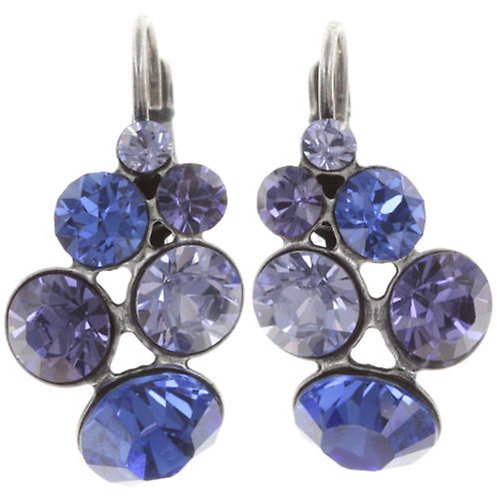 image for Earring Eurowire Petit Glamour dark blue/lila  